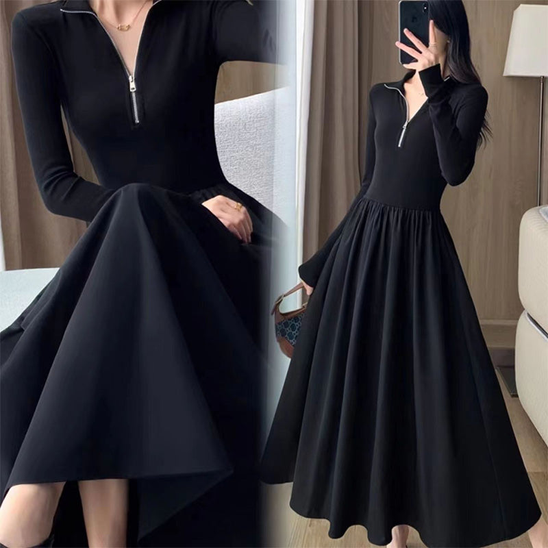 👗Black Long Sleeve Dress（50% OFF）