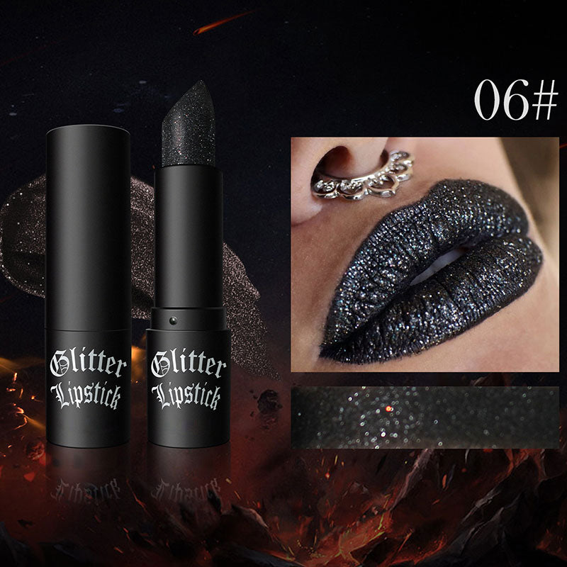 [🔥Today's lowest price] Matte permanent lipstick with fine glitters✨✨✨✨