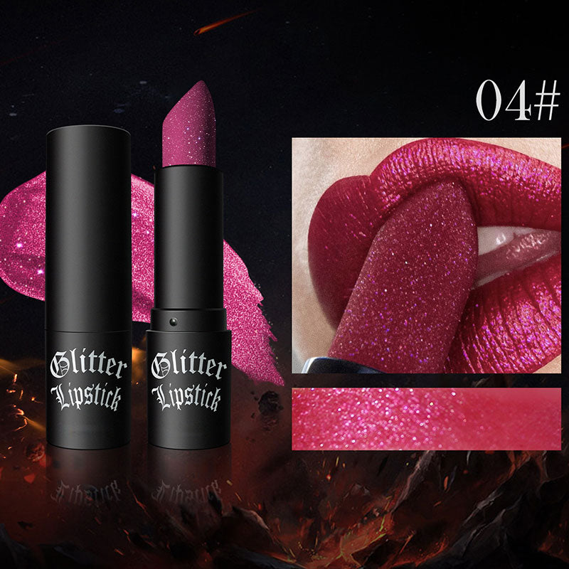 [🔥Today's lowest price] Matte permanent lipstick with fine glitters✨✨✨✨