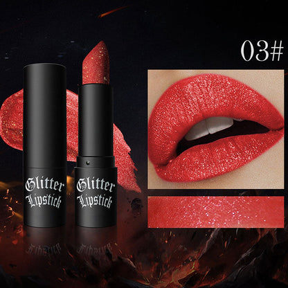 [🔥Today's lowest price] Matte permanent lipstick with fine glitters✨✨✨✨