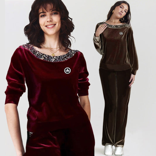 [Best Gift for Her] Women's Soft Casual Long Sleeve & Pants Suit