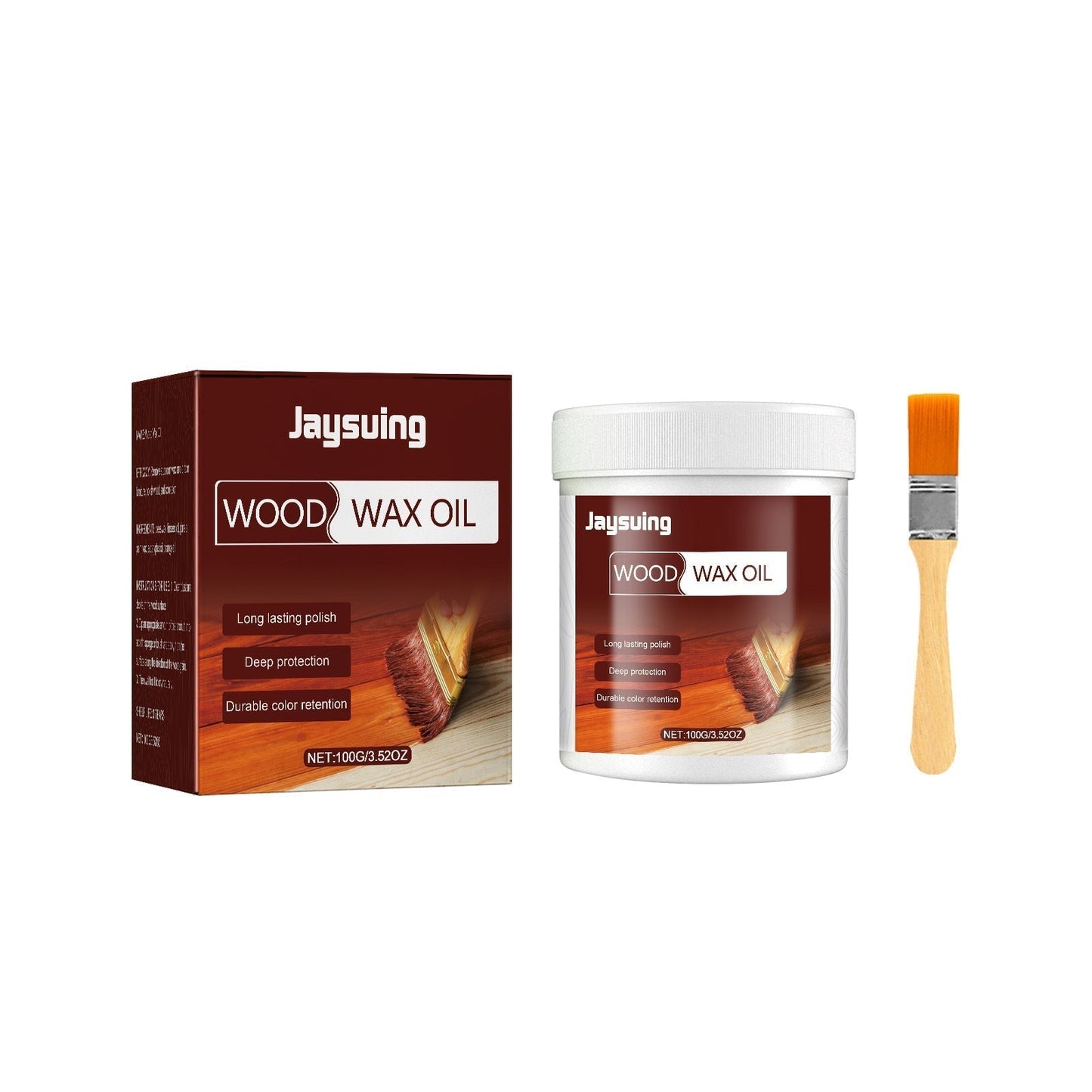 Wood Cleaner & Polish 3.5 Oz- Comes with Premium Brush（BUY 1 GET 1 FREE）