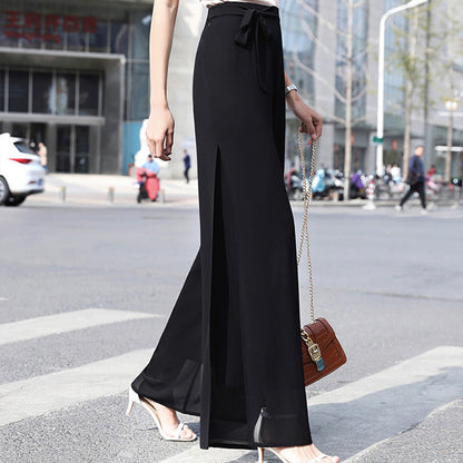 🎉New product launch💐– Elegant chiffon wide-leg pants