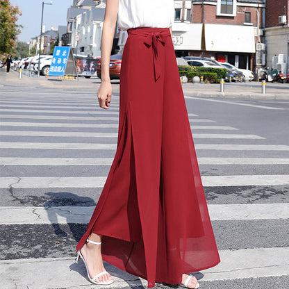 🎉New product launch💐– Elegant chiffon wide-leg pants