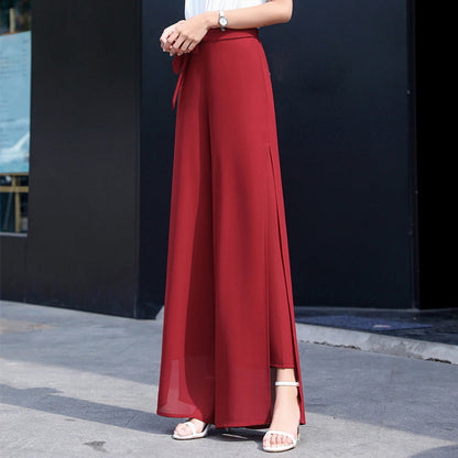 🎉New product launch💐– Elegant chiffon wide-leg pants