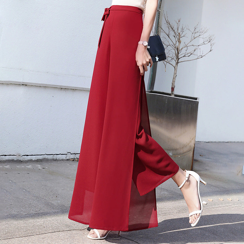 🎉New product launch💐– Elegant chiffon wide-leg pants