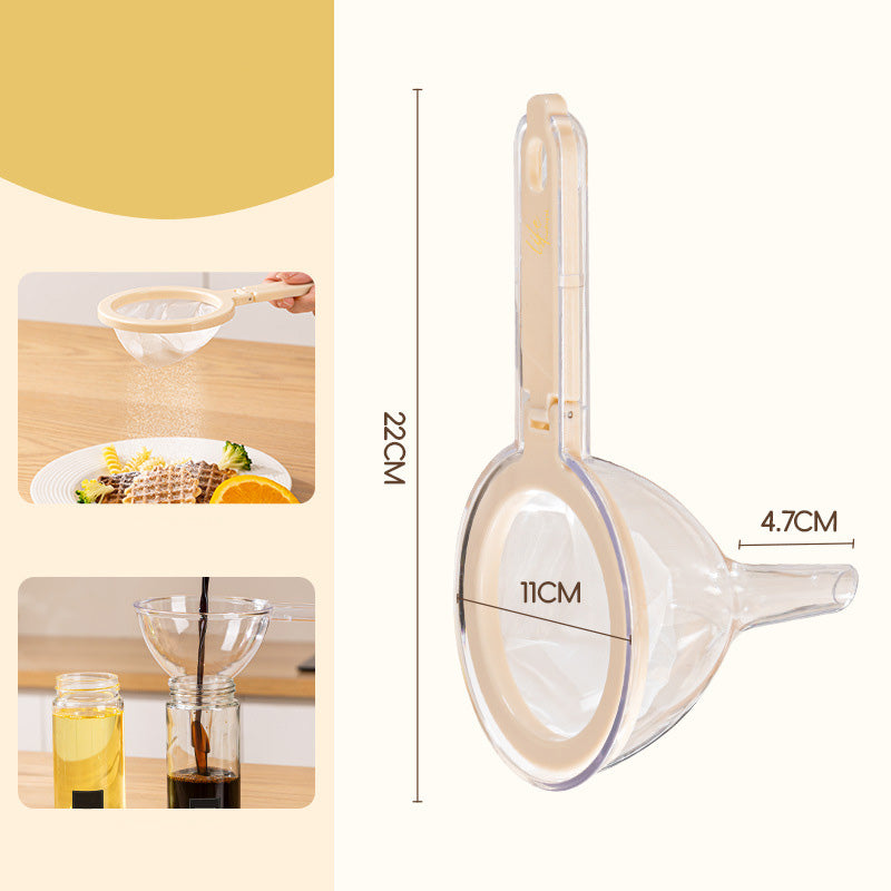 💥Happy Ramadan💥4.3-inch Multifunctional Kitchen Funnel with Strainer