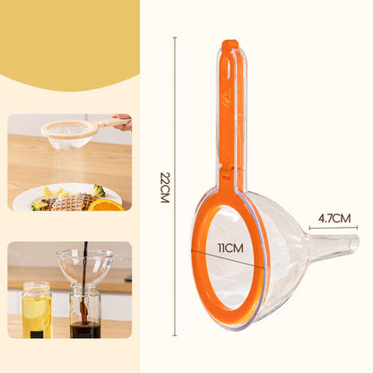 💥Happy Ramadan💥4.3-inch Multifunctional Kitchen Funnel with Strainer